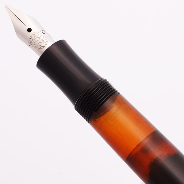 Montblanc 333-1/2 Fountain Pen (1940s) - Basic Black w/GT, Piston